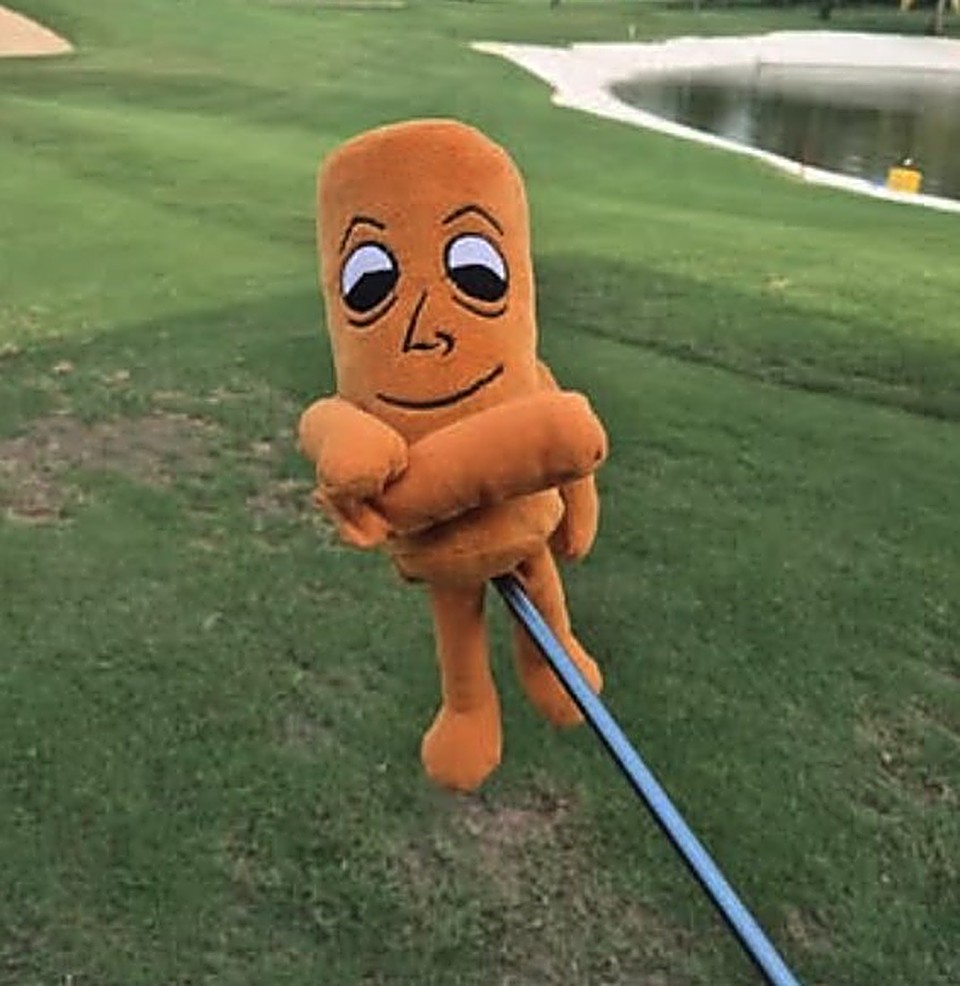 Tung Tung Sahur plush golf headcover