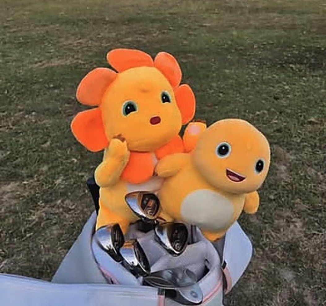 Sunflower plush golf headcovers